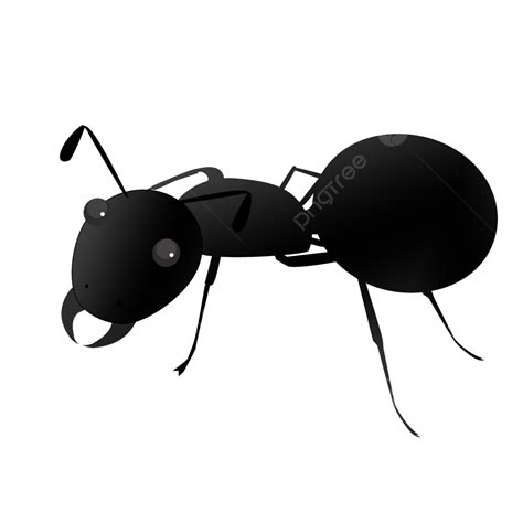 Black Cartoon Crawling Ant, Antenna, Insect, Cute PNG Transparent Clipart Image and PSD File for ...