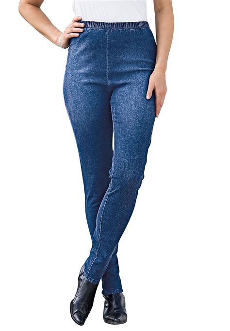 Plus Size Leggings Stretch Denim Plus Size Fashion Jeans Woman