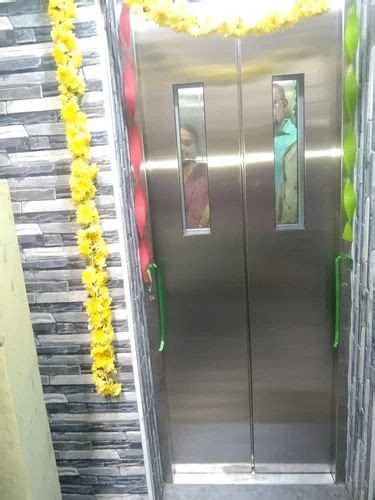 50 Hz Mirror Finish Stainless Steel Lift Elevators For Industrial