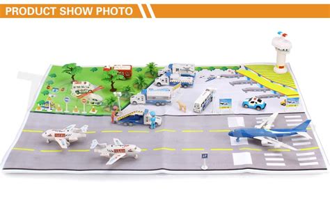 Toy Airport Set - High Quality City Tracks Airport Toys Airport Play ...