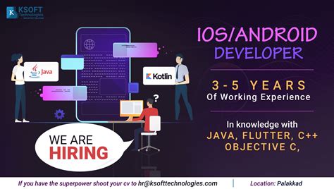 We Are Hiring For Iosandroid Developer Hiring Iosandroiddeveloper