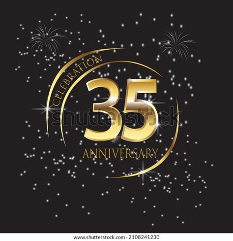 Template Years Anniversary Illustration Stock Vector Royalty Free