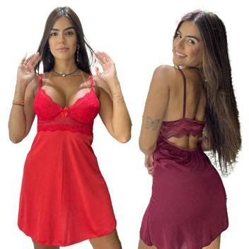 Kit C Camisola Helanca Calcinha Fio Sensual Sexy Sem Bojo Confort Vel