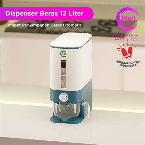 Jual POL COD Dispenser Beras Modern 12L Tempat Penyimpanan Beras