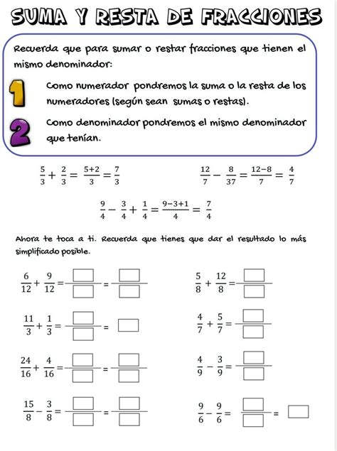 SOLVED Urgente Ayudarme Es Para Hoy SUMA Y RESTA DE FRACCI MES