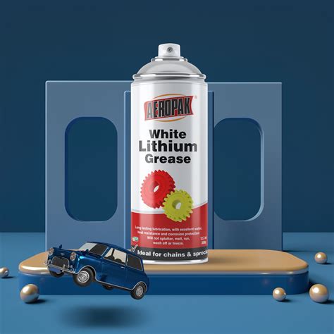 High Performance Aerosol Multi Purpose White Lithium Grease Lubricant