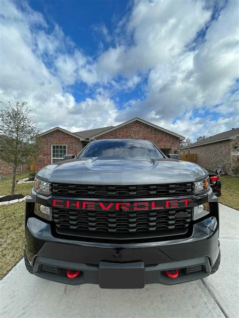 2019 2021 Silverado Custom Grill Letter Inserts Für Front Etsy