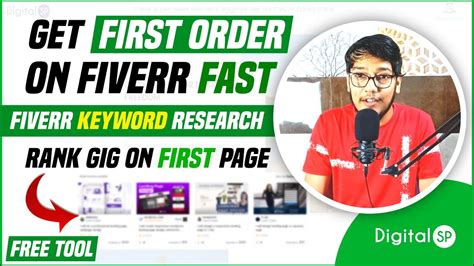 Fiverr Keyword Research Rank Your Gig On St Page Fiverr Get