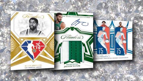 Panini Flawless Basketball Checklist Team Sets Box Info