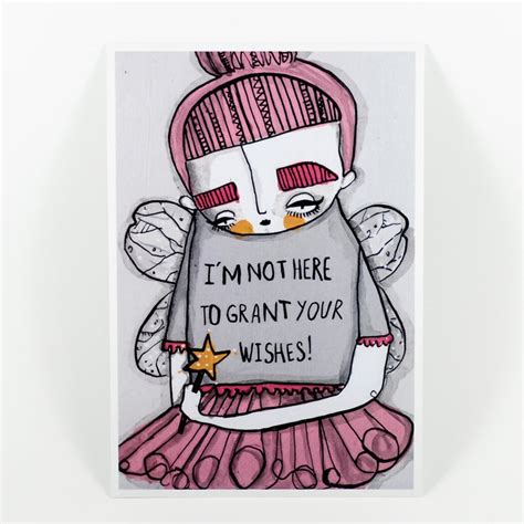 Im Not Here To Grant Your Wishes Poster Print Folksy