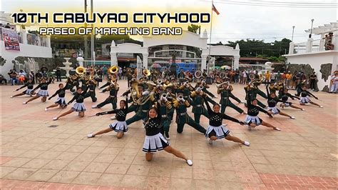 St Joseph Band 98 Drill Exhibition 10th Cabuyao Cityhood YouTube