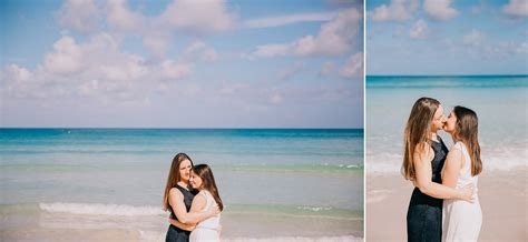 Same Sex Surprise Proposal Photoshoot Annabell And Janina Punta Cana Photographer