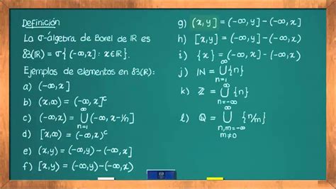 Sigma Lgebra De Borel Youtube