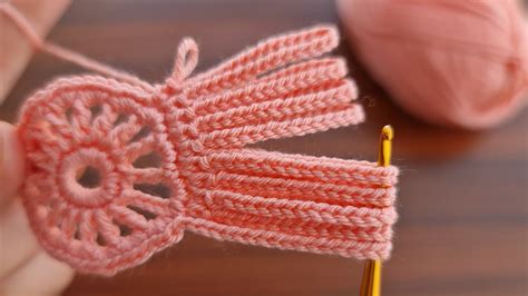 WONDERFUL Super Easy Crochet Knitting Motif Making Çok Kolay