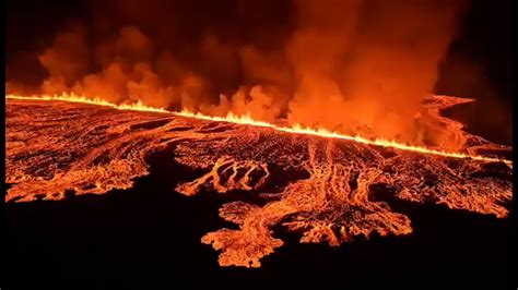 Watch Lava Flow From Iceland’s Volcano Again Cnn