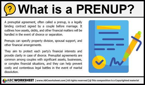 What Is A Prenup Definition Of Prenup