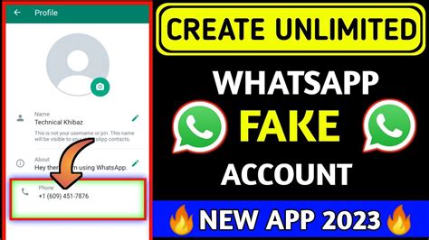 How To Create Fake Whatsapp Account Fake Whatsapp Kaise Banaye