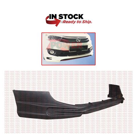 Perodua Bezza Storm Style Front Skirt Skirting Bumper Lower Lip