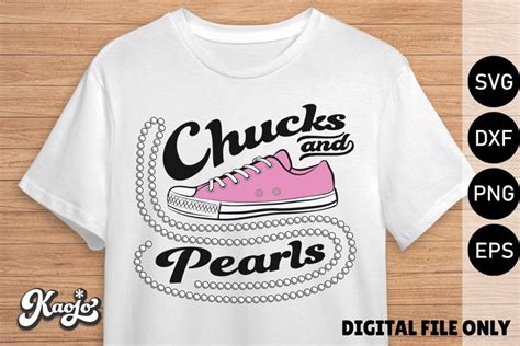 Chucks And Pearls Svg