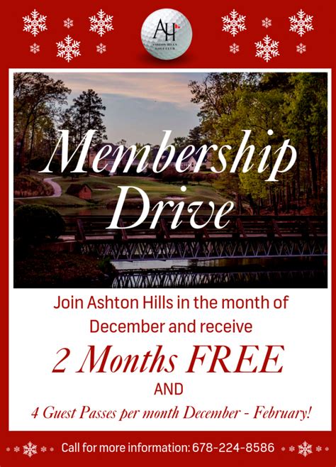 Membership - Ashton Hills Golf Club