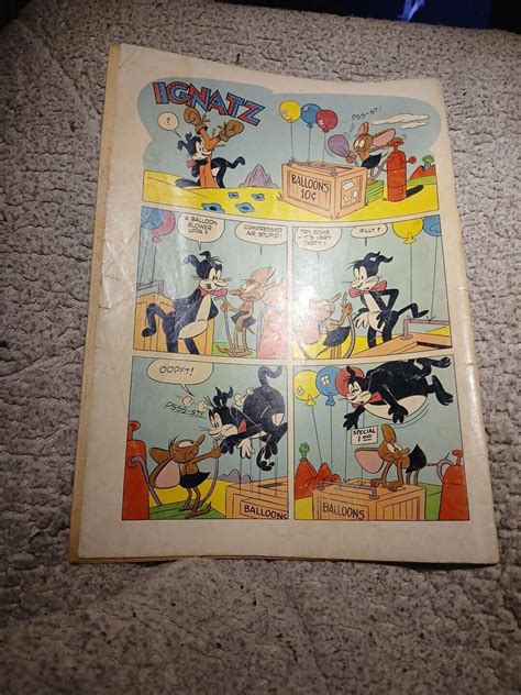 Krazy Kat Comics 454 Dell Comics 1953 Ignatz Mouse Koon Skin Kapers