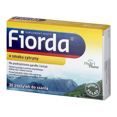 Fiorda Cytrynowa Fiorda Pastylki O Smaku Cytrynowym Apo Discounter Pl