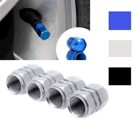 Universal Pcs Aluminum Auto Bicycle Car Tire Valve Caps Tyre Wheel