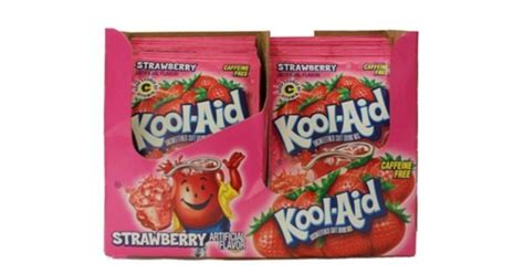 Kool Aid Strawberry Unsweetened Soft Drink 48ct