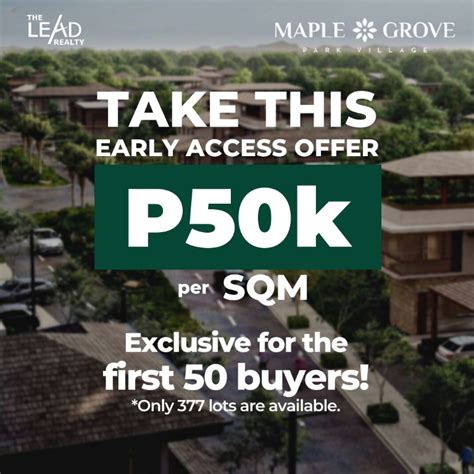 Maple Grove Village Prime Lot For Sale Cavite General Trias Property