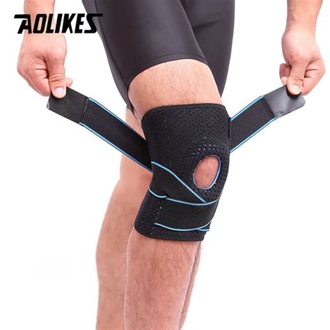 Aolikes Breathable Adjustable Elastic Sports Leg Knee Support Brace