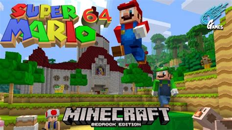 🍄🏰 Super Mario Bros 64 Bedrock Para Minecraft Pe Bedrock 🍄🏰 Youtube