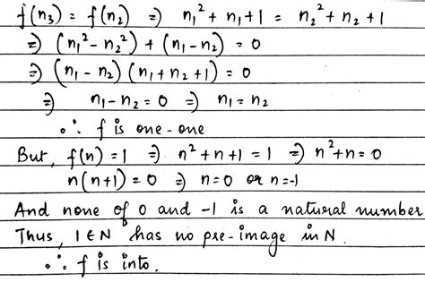 Prove That The Function F N→ N F N N 2 N 1 Is One One But