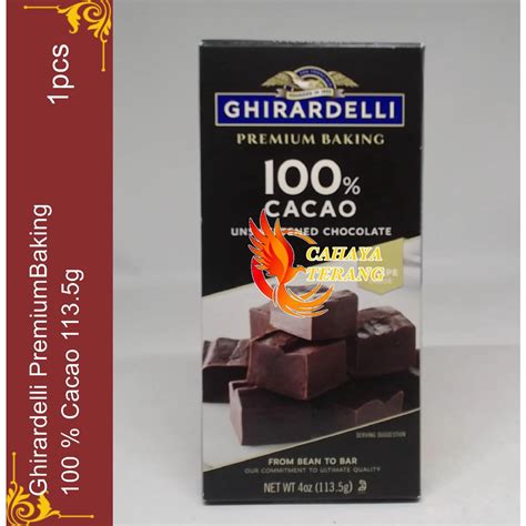 Jual Ghirardelli Premium Baking Cacao Unsweetened Chocolate Coklat