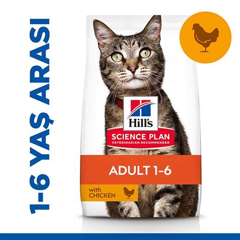 Hill s SCIENCE PLAN Tavuklu Yetişkin Kedi Maması 15kg Satın Al Petimce