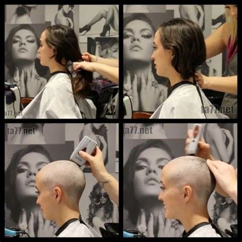 Shorthairedladys Short Hair Styles Shaved Hair Women Shaved Head Women