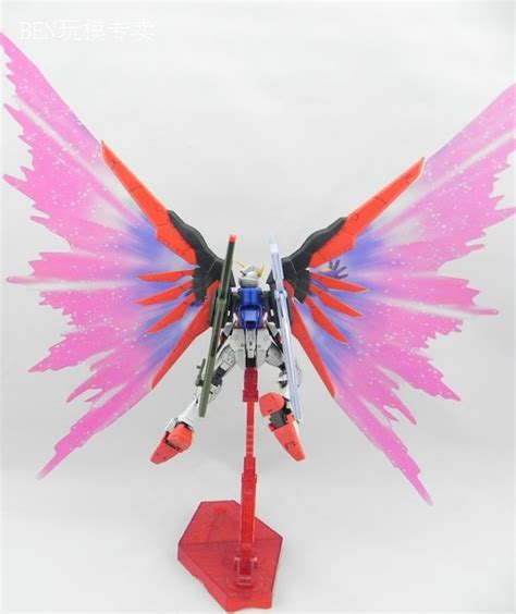 Wing of Light and Action Base for RG Destiny Gundam | Bandai gundam ...