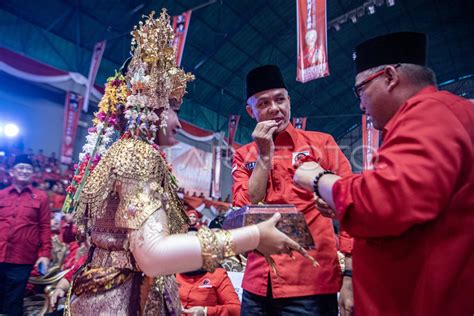 Konsolidasi Pemenangan Ganjar Pranowo Di Sumatera Selatan ANTARA Foto