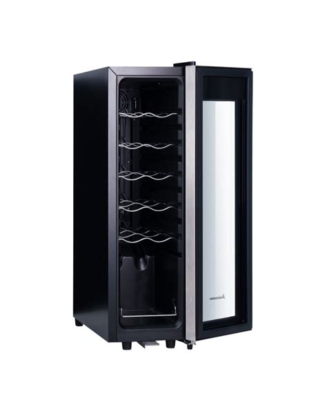 Kalamera 12 Bottle 12 Cuft Free Standing Compressor Wine Cooler With Glass Door With Concealed