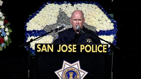 San Jose Police Hold Ceremony For Officers Killed On Duty Abc7 San