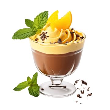 Chocolate Mousse With Passion Fruit Melted Green Smooth Png