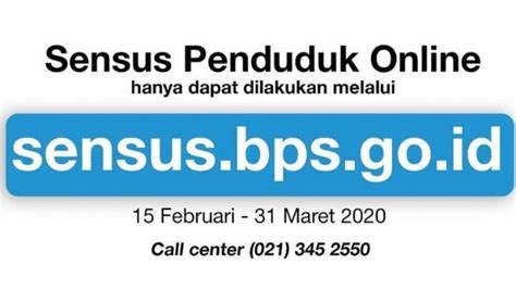 Laman Sensus Bps Go Id Tidak Bisa Dibuka Ini Tips Isi Sensus Penduduk