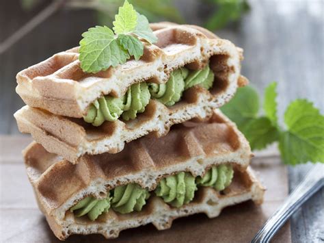 Waffeln mit Apfelcreme Füllung Rezept EAT SMARTER