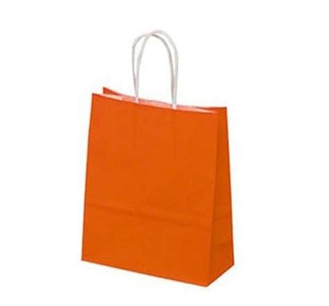 Orange Papirspose M Snoet Hank H24 Cm 50 Stk ManneQ