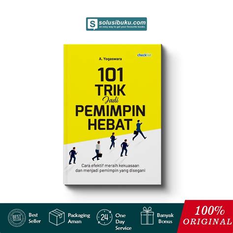 Jual Buku Trik Jadi Pemimpin Hebat Checklist Shopee Indonesia