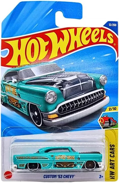 Hot Wheels Custom Chevy Teal Hw Art Cars Collection Amazon In Toys Games