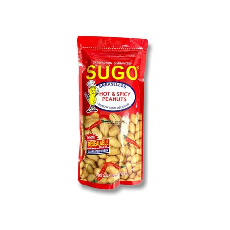 Sugo Greaseless Peanuts Hot And Spicy 100g Filipino Asian Store