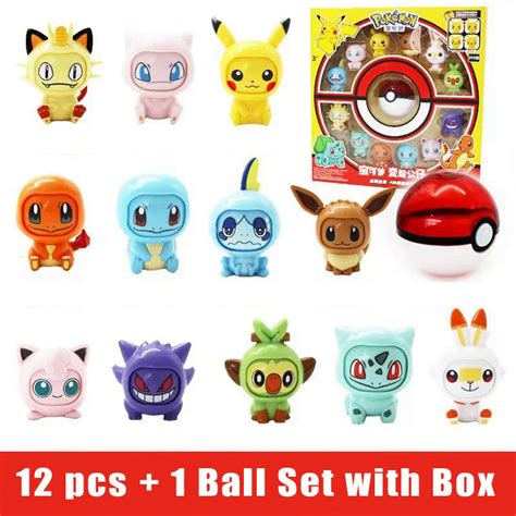 Genuine Pokemon Figures Pikachu Changing Toys Pokemon Anime Action