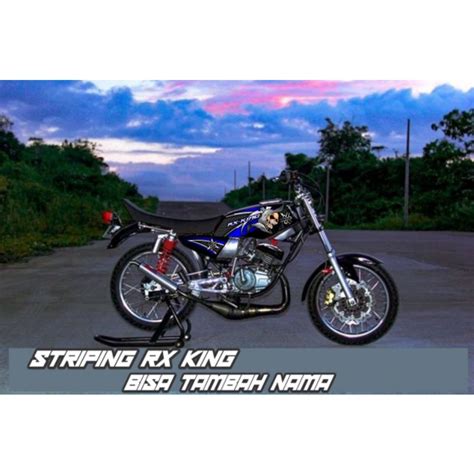 Jual Stiker Striping Variasi Termurah Untuk Motor Yamaha Rx King Bisa