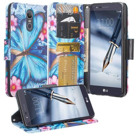 Lg Stylo 4 Case Stylo 4 Plus Case Pu Wallet Leather Id Cash Credit Card Slots Holder Carrying