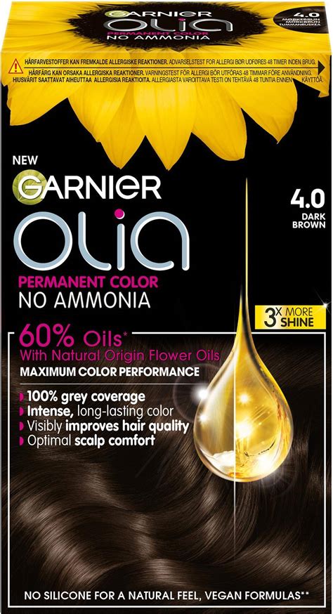 Garnier Olia 4 0 Dark Brown • Find Den Bedste Pris